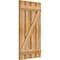 Ekena Millwork Spaced Board-n-Batten Shutters w/Z-Bar, Rough Sawn Western Red Cedar, 23W x 42H, PR RBS06Z23X042RWR - alternate 3